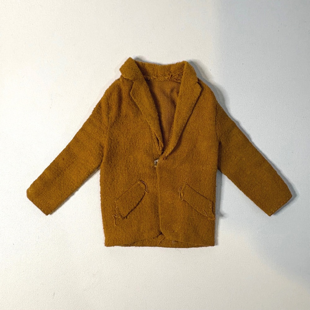 Vintage Ken Get Ups N Go #7838 Styled For Business Brown Suit Jacket Blazer